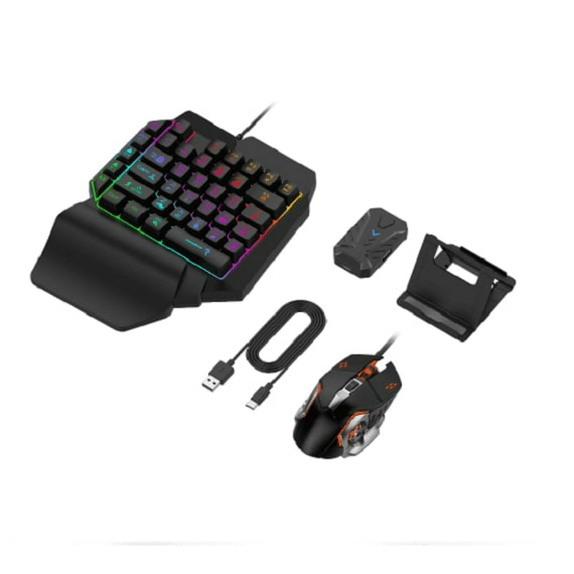 Genérico - Adaptador Gamer Mix Pro Mouse Teclado Y Soporte Android Ios