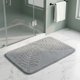 thumbnail image 5 of REGALWOVEN Alfombra de Baño Peluda, Alfombra de Baño Ultra Gruesa Absorbente de Felpa, Alfombra de Microfibra Suave Antideslizante para Ducha y Tocador Gris 32" x 20", 5 of 5