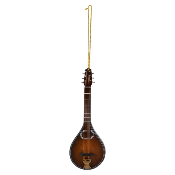 Adorno de Mandolina Broadway Gifts 13 cm Madera Marrón