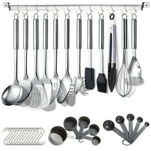 Set De Utensilios De Cocina Berglander 38 Piezas De Acero Inoxidable