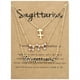 thumbnail image 3 of Gorgeous 3-Pack Zodiac Alphabet Symbols Rhinestone Clavicle Chain Necklaces, 3 of 5
