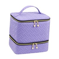 Magideal - Bolsa Organizadora De Esmalte De Uñas, Organizador De Esmalte De Uñas, Herramientas De Decoración De Uñas, Estuche De Transporte, Bolsa De Transporte Violeta