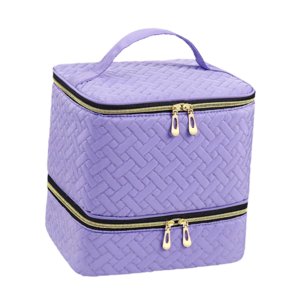 Magideal - Bolsa Organizadora De Esmalte De Uñas, Organizador De Esmalte De Uñas, Herramientas De Decoración De Uñas, Estuche De Transporte, Bolsa De Transporte Violeta
