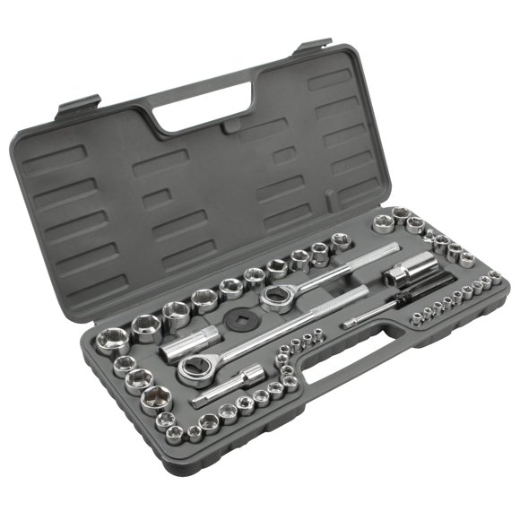 Juego de Dados SAE/Métrico Performance Tool W1172 de 52 Piezas