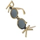 thumbnail image 1 of Gafas De Sol Con Forma De Roca Dorada Novedosas, Divertidas Gafas De Fiesta, Accesorio De Disfraz, 1 of 2