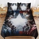 thumbnail image 1 of Captain America Bedding Sets Ultra Soft Skin-Friendly Duvet Cover 3 Piece, Cute Comforter Cover Bed Set for Boys Girls Kids, 1 of 5