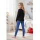 thumbnail image 4 of Pijama Niña Estampado Corazón negro 6, 4 of 8