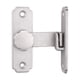 thumbnail image 5 of Pestillo De Puerta Corrediza De Granero, Pestillo De Cerradura De Puerta En ángulo Recto Para Baño, Jardín, Plateado, 5 of 5