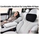 thumbnail image 4 of Almohada de Cuello para Coche POKSRI 2 unidades 30 × 19 cm Gamuza Ajustable, 4 of 9