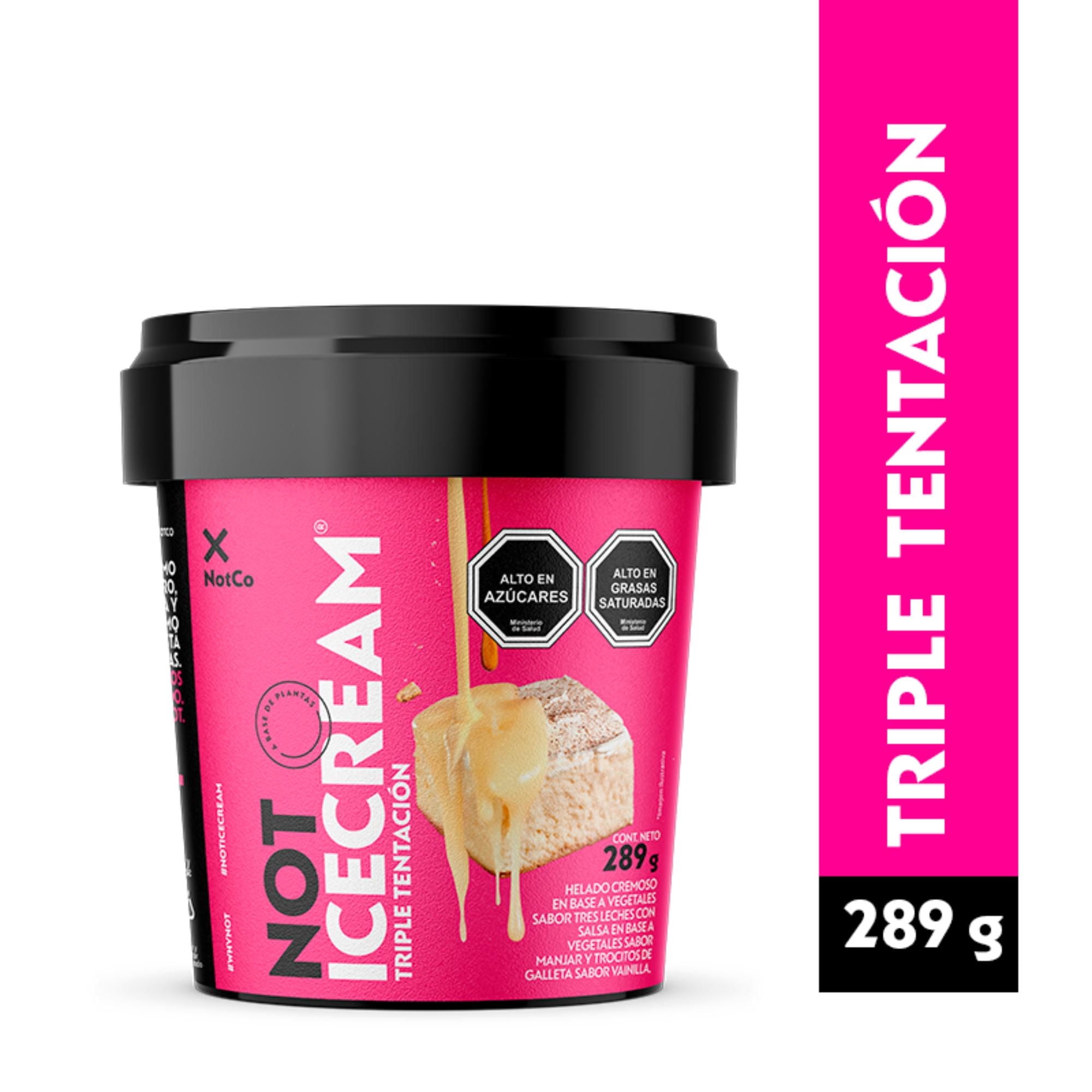 Helado Vegetal Noticecream Sabor Triple Tentación, 289 g | Lider