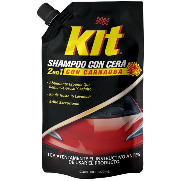 Shampoo y Cera para Auto, Pack 500 ml