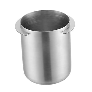 Magideal - Taza Dosificadora De 58Mm, Recolector De Café En Polvo Hecho A Mano, Accesorio De La Máquina De Espresso Pesado, Accesorios De Café, Taza Dosificadora Cepillado