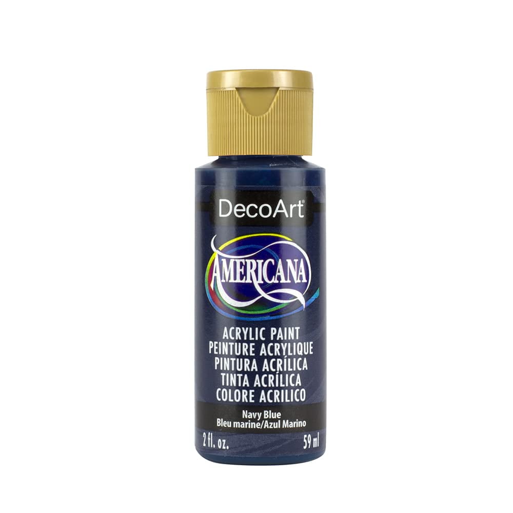 Pintura Acrílica Decoart Americana Azul Marino, 60 Ml, No Tóxica
