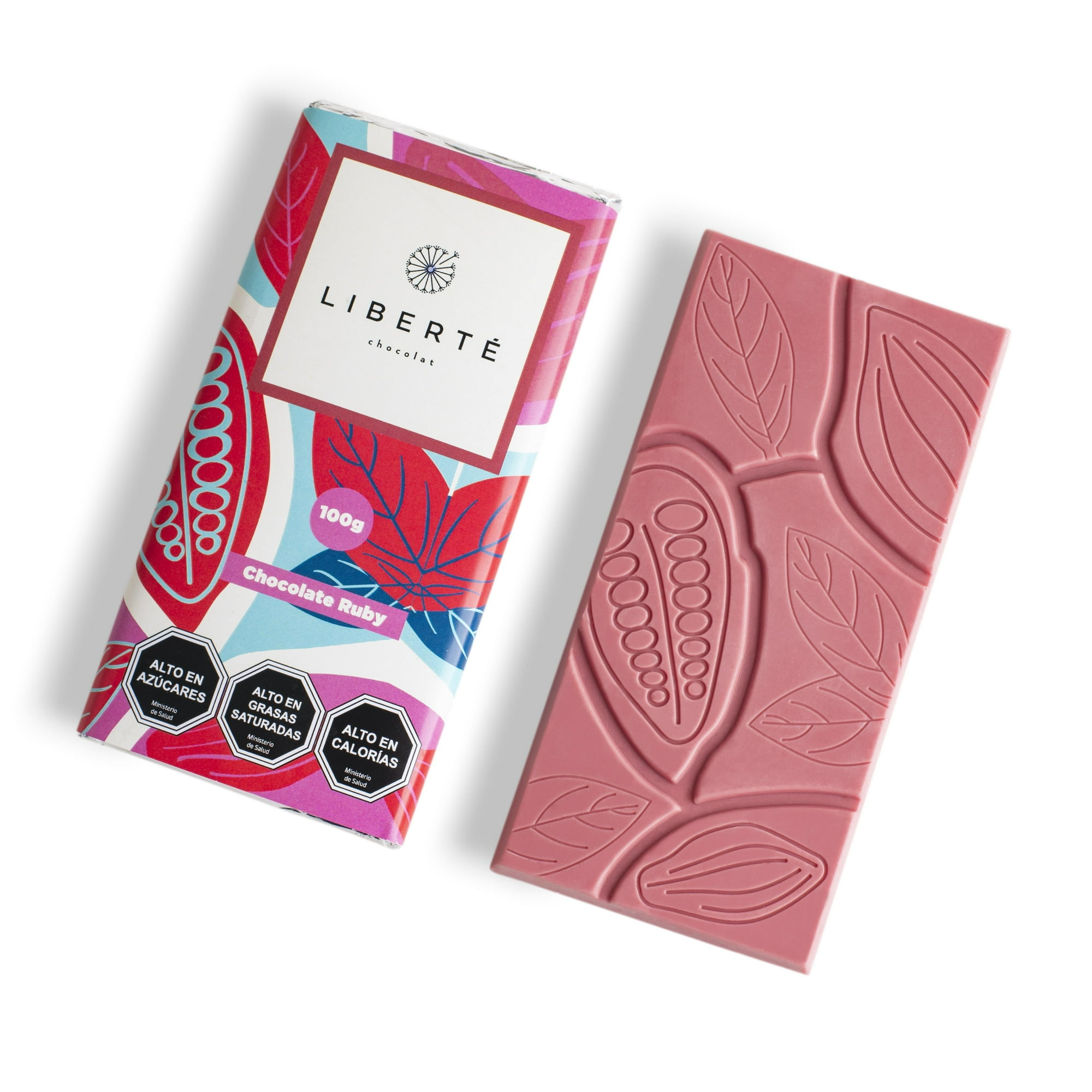 Liberté Chocolat - Tableta De Chocolate Ruby 100 Gr