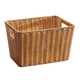 thumbnail image 5 of Cesta de almacenamiento decorativa, cesta tejida, cesta organizadora de artículos diversos, cesta de pan para oficina, cocina, encimera, hogar, baño, 32cmx24cmx20cm, 5 of 5