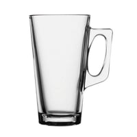 Pasabahce - Se De 2 Tazas Vidrio Con Aza 385Cc Linea Vela