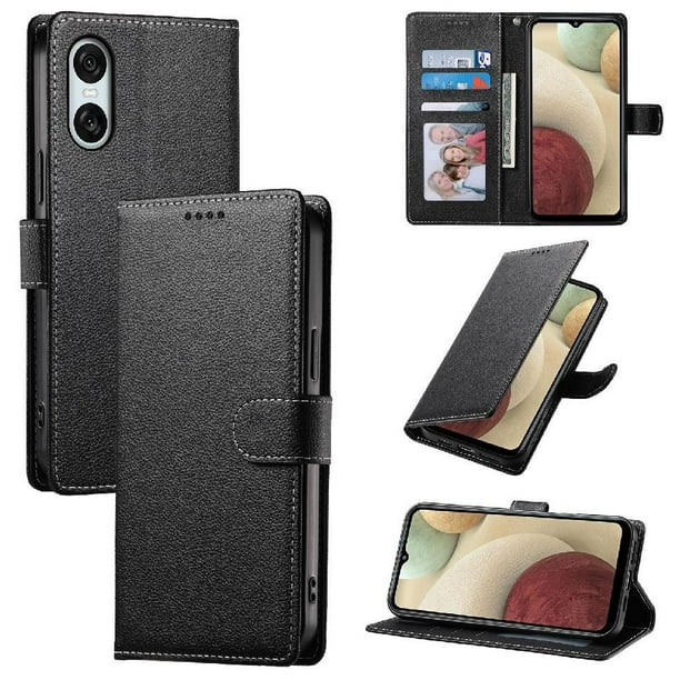 Funda para FOXDOCK Sony Xperia 10 VI – Cuero Premium, 3 ranuras para tarjetas, Protección contra impactos