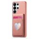 thumbnail image 2 of Funda FOXDOCK para Samsung Galaxy S26 Ultra con función billetera, soporte ajustable y diseño con espejo-rosa, 2 of 6