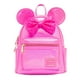 thumbnail image 1 of Bandolera Loungefly Disney Minnie Mouse con purpurina rosa, 1 of 3