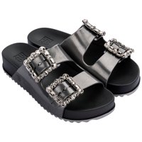 Sandalia Mujer Plata Partner Glam 356 Zaxy