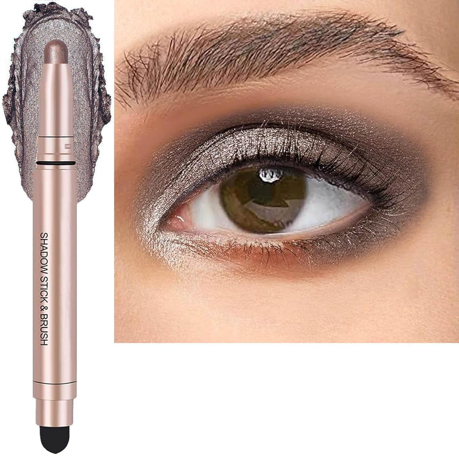Sombra De Ojos En Barra En Crema Metfdlaig Dark Brown 09#