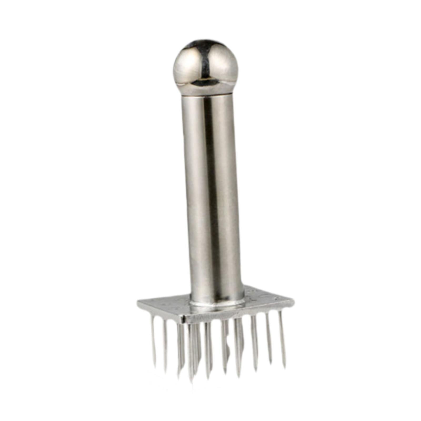 Magideal - Ablandador Manual, Martillo Para Filete De Ternera, Mango Antideslizante, Aguja Para Carne Ligera Y Delicada, Utensilios De Cocina Para Pollo 28 Pines