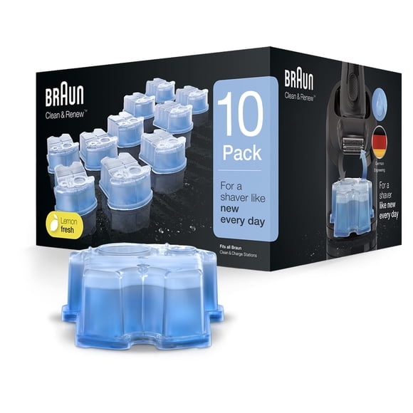 Cartuchos de recarga Braun Clean & Renew CCR para afeitadora x10