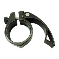 Magideal - Abrazadera Para Tija De Sillín De Bicicleta Plegable, Tija De Sillín De Liberación Rápida, Aleación De Aluminio, Abrazadera Para Tija De Sillín De