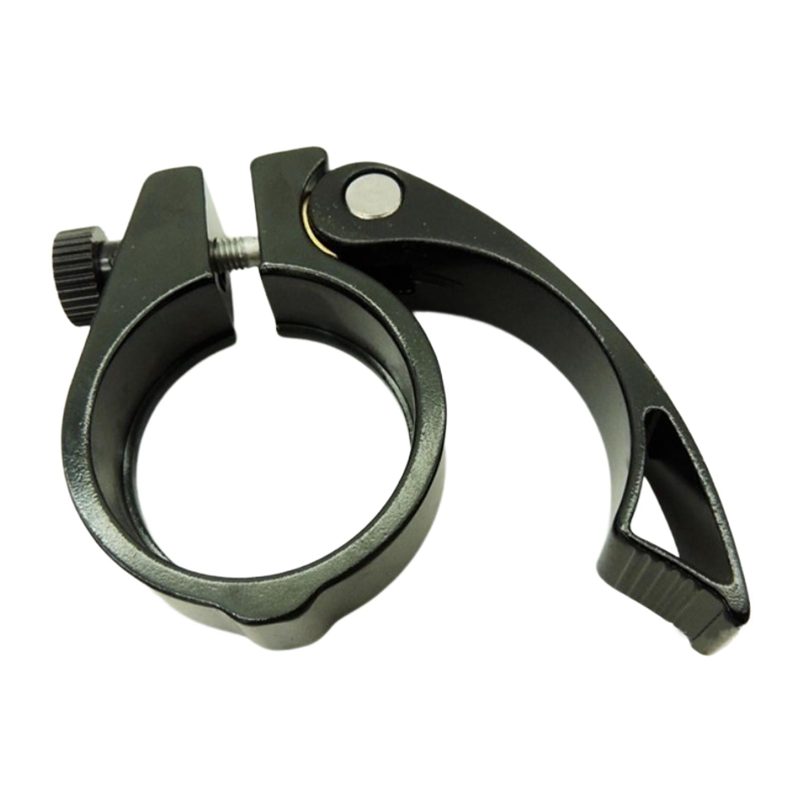 Magideal - Abrazadera Para Tija De Sillín De Bicicleta Plegable, Tija De Sillín De Liberación Rápida, Aleación De Aluminio, Abrazadera Para Tija De Sillín De