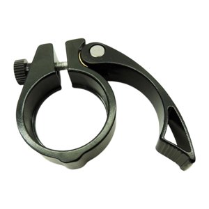 Magideal - Abrazadera Para Tija De Sillín De Bicicleta Plegable, Tija De Sillín De Liberación Rápida, Aleación De Aluminio, Abrazadera Para Tija De Sillín De