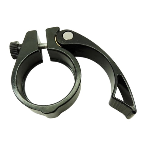 Magideal - Abrazadera Para Tija De Sillín De Bicicleta Plegable, Tija De Sillín De Liberación Rápida, Aleación De Aluminio, Abrazadera Para Tija De Sillín De