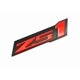 thumbnail image 4 of Emblema Tomilia Z51 2 piezas negro rojo EI‑SilveCutom#2, 4 of 5
