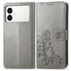 thumbnail image 2 of Funda Sintética FOXDOCK para Samsung Galaxy S26 Edge | Función de Billetera y Soporte | Edgetección Completa-gris, 2 of 6