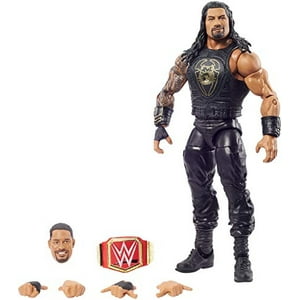 Wwe Top Picks Elite Roman Reigns Figura De Acción Con Campeonato Universal6 En Posable Reg Mattel Wwe Mattel