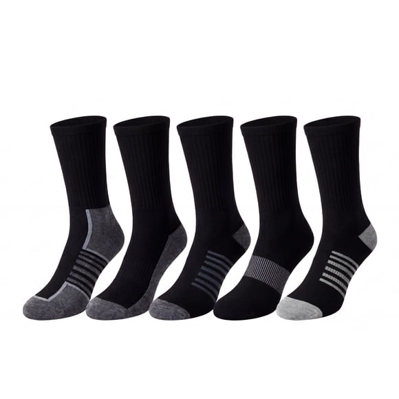 Calcetines Hombre Deportivo Largo Negro X10 40-44