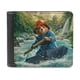 thumbnail image 1 of Paddington en Perú Cartera de Cuero PU para Hombres, Tarjetero Bifold Delgado, Cartera Minimalista de Cuero Sintético Suave, 1 of 6