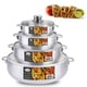 thumbnail image 2 of Set Caldero Alpine Cuisine de aluminio de 8 piezas con tapas de vidrio, 2 of 3