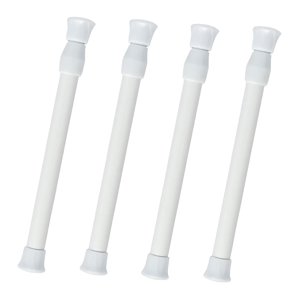 Bothyi - 4 Varillas De Tensión De Resorte Pequeñas Para Proyectos De Organización Del Hogar Y Bricolaje, Puertas De Armarios.