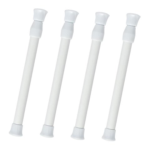 Bothyi - 4 Varillas De Tensión De Resorte Pequeñas Para Proyectos De Organización Del Hogar Y Bricolaje, Puertas De Armarios.