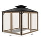 thumbnail image 2 of Malla mosquitera para gazebo OIPUNSHLE 305 x 305 cm, 4 paneles, 2 of 7
