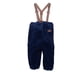 thumbnail image 2 of Pantalón Bebé Niño Cotelé con Suspensores Azul, 2 of 3