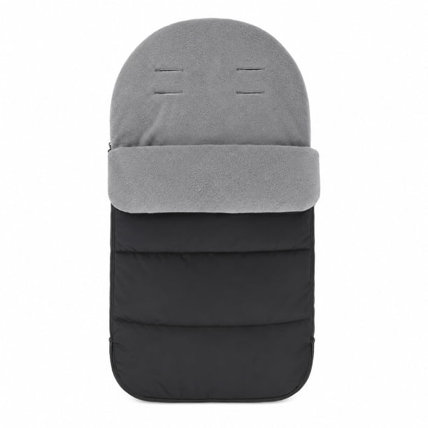 Saco térmico impermeable para coche de bebé color negro con gris