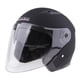 thumbnail image 1 of Casco De Motocicleta 3/4 Abierto Para Visera De Cara Completa Negro Mate L, 1 of 5