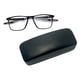 thumbnail image 4 of Gafas De Lectura Deportivas Lectores De Computadora Anti Luz Azul Para Hombres Y Mujeres Negro Gris 200 °, 4 of 5