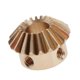 thumbnail image 5 of 1 Engranaje cónico de latón Modulus 20th, 5 a 6.35mmhole 8mm Hole M4x2 Copper, 5 of 5