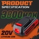 thumbnail image 2 of Batería 20v 3 8ah Litio Ion Para Black And Decker, 2 of 7