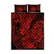 thumbnail image 1 of Hawaii Shark Juego de Cama Edredón Polinesio Rojo Versión LT01, 1 of 3