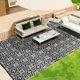 thumbnail image 3 of Alfombra exterior Alfolo 274 x 549 cm impermeable y reversible, 3 of 9