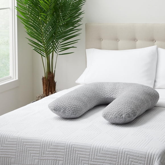 Almohada Allswell WrapAround Oversized Gris Poliaster Suave