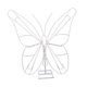 thumbnail image 1 of Estante De Exhibición De Flores Con Forma De Mariposa Para Eventos De Ducha, Recepción, Estilo B, 1 of 5